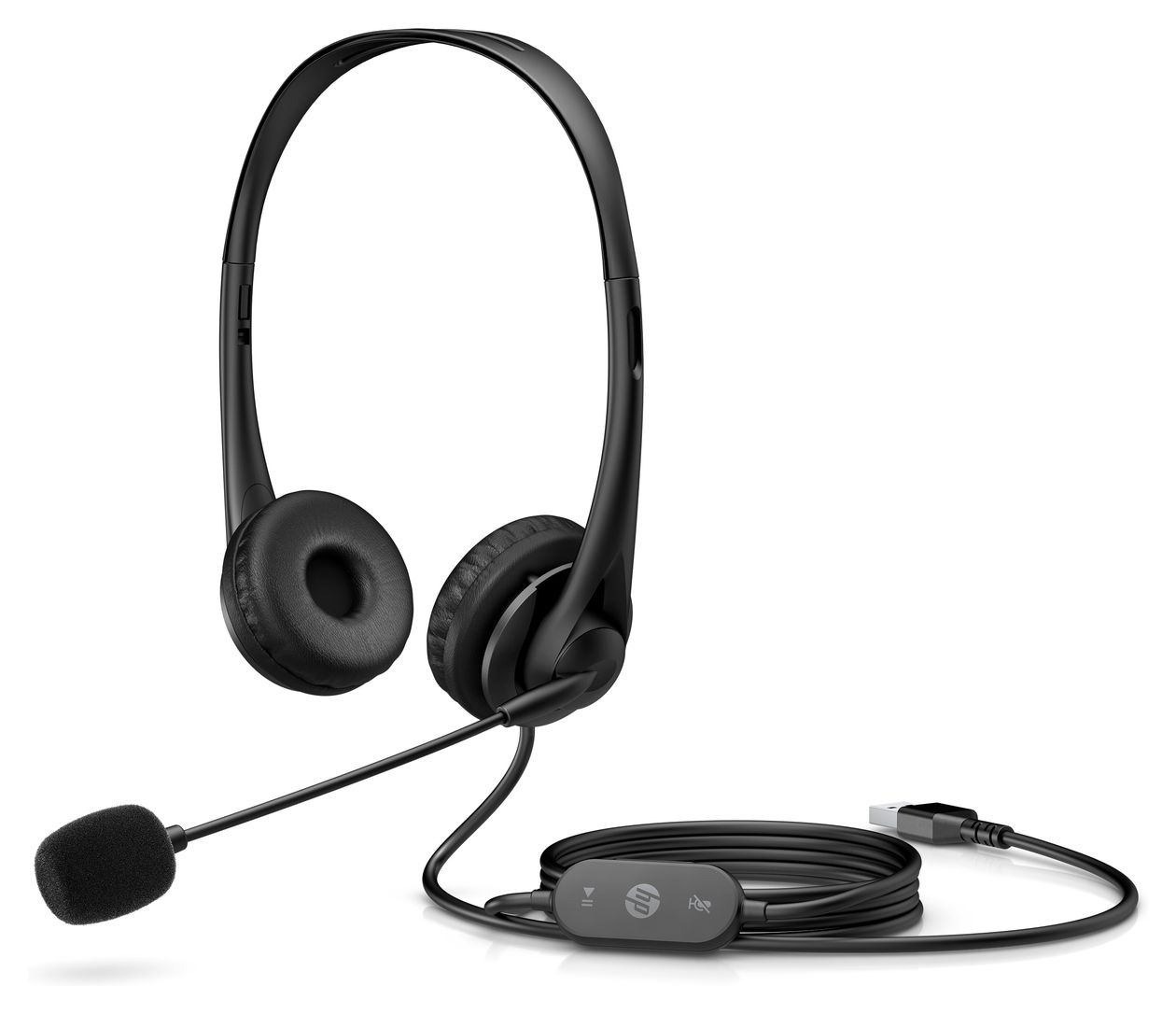 Stereo-USB-Headset G2 Ohraufliegender Kopfhörer Kabelgebunden  (Schwarz) 