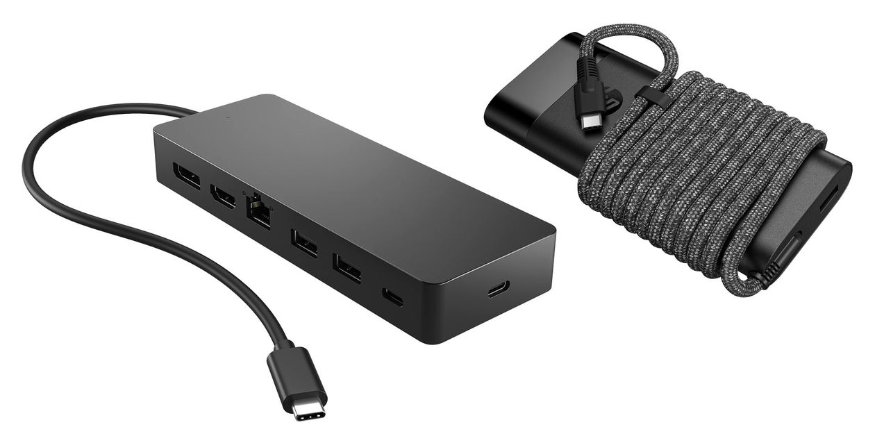 Universelles USB-C-Hub- und Laptop-Ladegerät, Kombo 