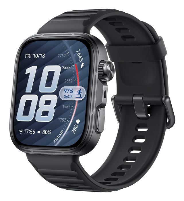 Watch Fit 5 Pro Digital 44.5 mm Smartwatch Rechteckig IP6X 240 h 328 ppi  (Schwarz) 