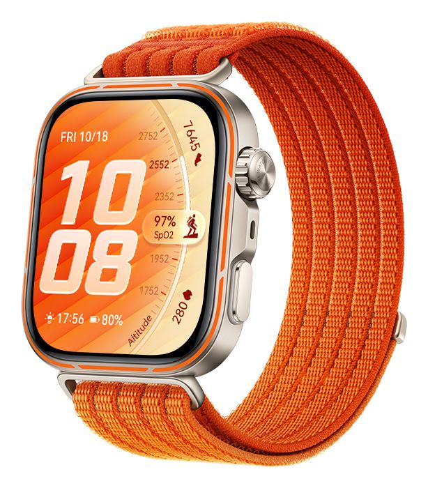 Watch Fit 5 Pro Digital 44.5 mm Smartwatch Rechteckig IP6X 240 h 328 ppi  (Gold) 