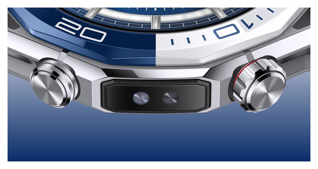 Watch Ultimate 2 Digital  Smartwatch Rund IP69 264 h 310 ppi  (Blau) 