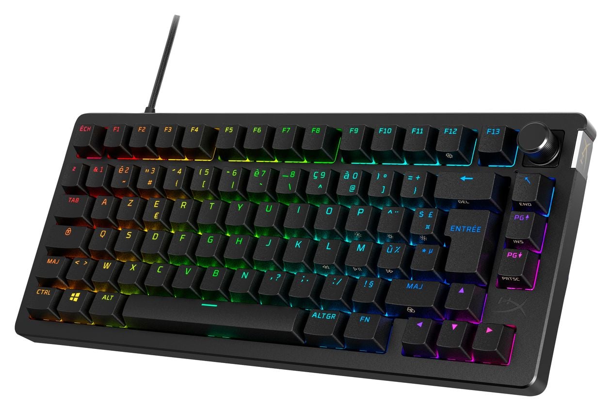 Alloy Rise 75 RGB-LED Gaming Tastatur USB  (Schwarz) 
