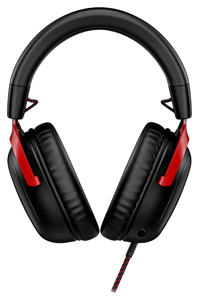 Cloud III Gaming Over-Ear Gaming Kopfhörer kabelgebunden USB Typ-C  (Schwarz/Rot) 