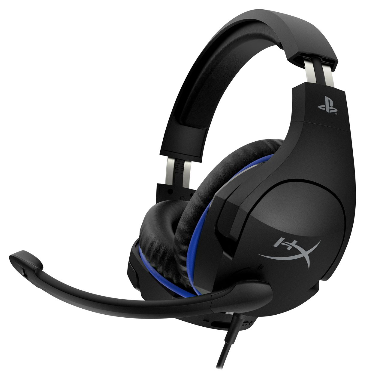 Cloud Stinger Over-Ear Gaming Kopfhörer kabelgebunden  (Schwarz/Blau) 