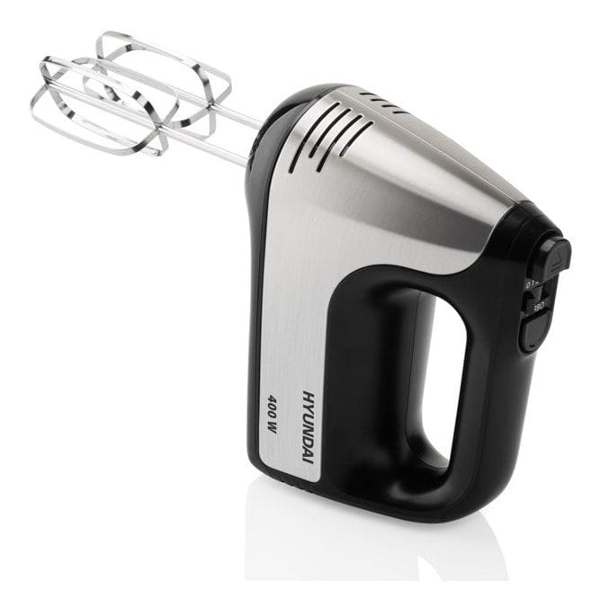 HM708 Handmixer 400 W 5 Stufen  (Schwarz, Edelstahl) 
