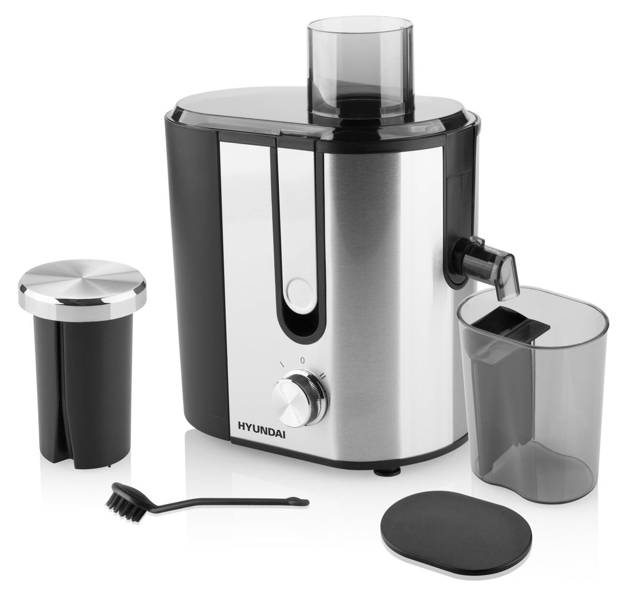 JE337II 400 W  (Schwarz, Edelstahl) 