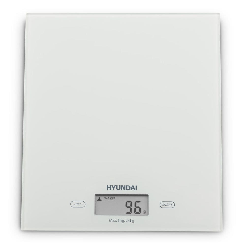 KVE893 Elektronische Küchenwaage bis 5 kg Genauigkeit 1 g  (Weiß) 
