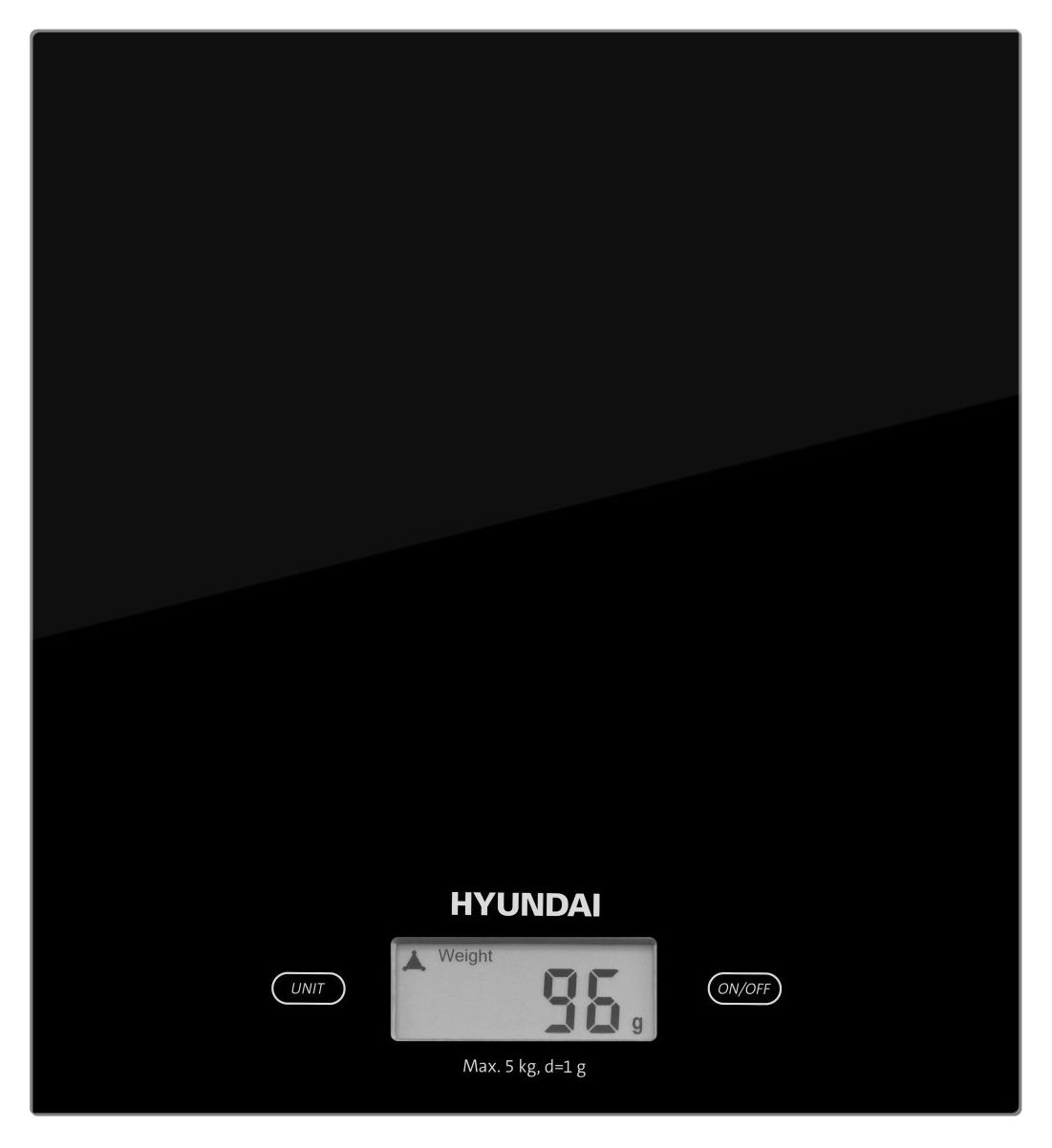 KVE893 Elektronische Küchenwaage bis 5 kg Genauigkeit 1 g  (Schwarz) 