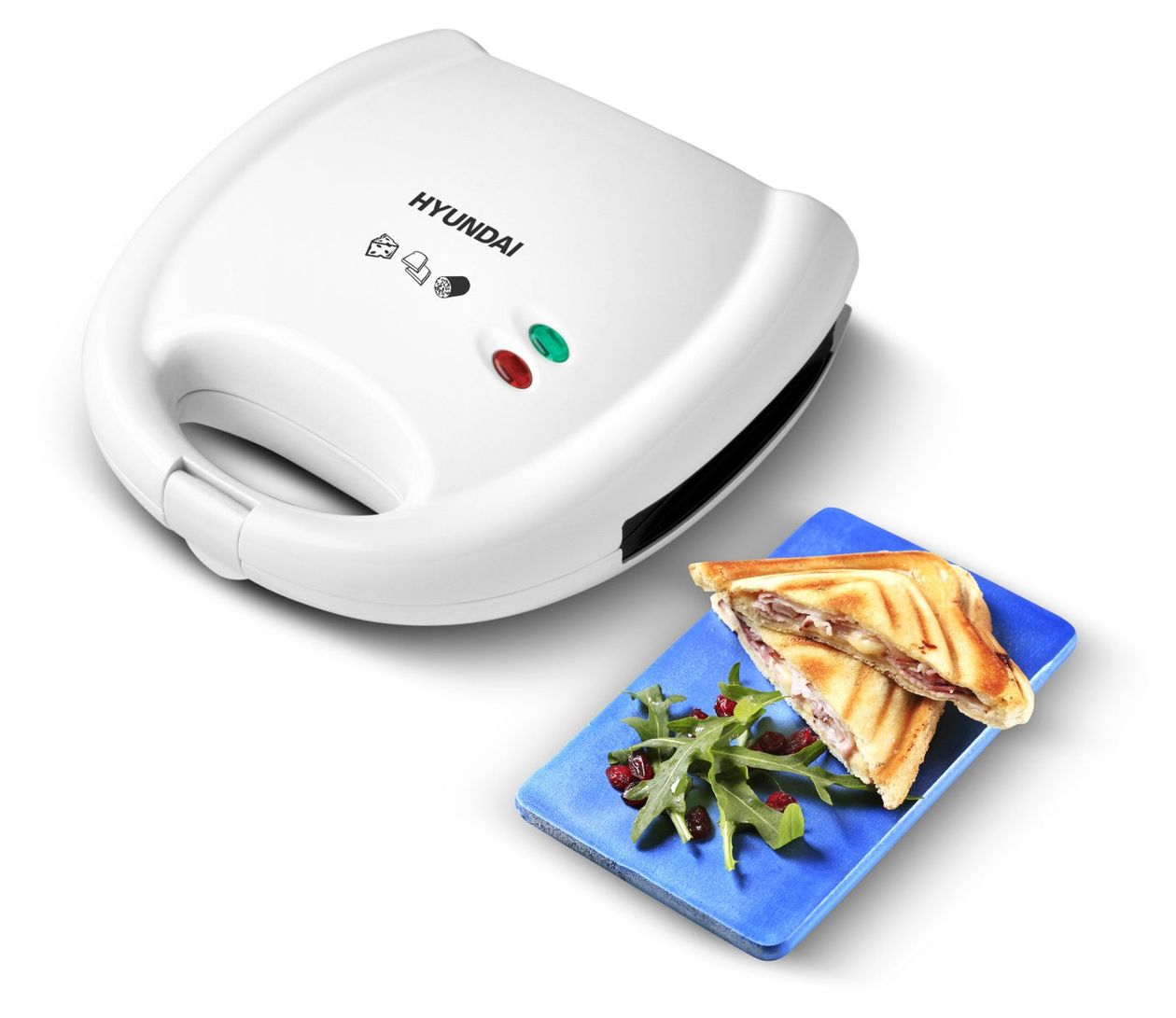 SM626 Sandwichmaker 750 W für 2 Sandwiches  (Weiß) 