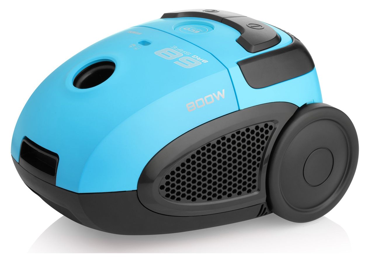 VC068 Bodenstaubsauger mit Staubbeutel 800 W  (Blau) 