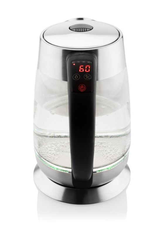 VK792 1,8 l Wasserkocher 2200 W (Schwarz, Transparent, Silber) 