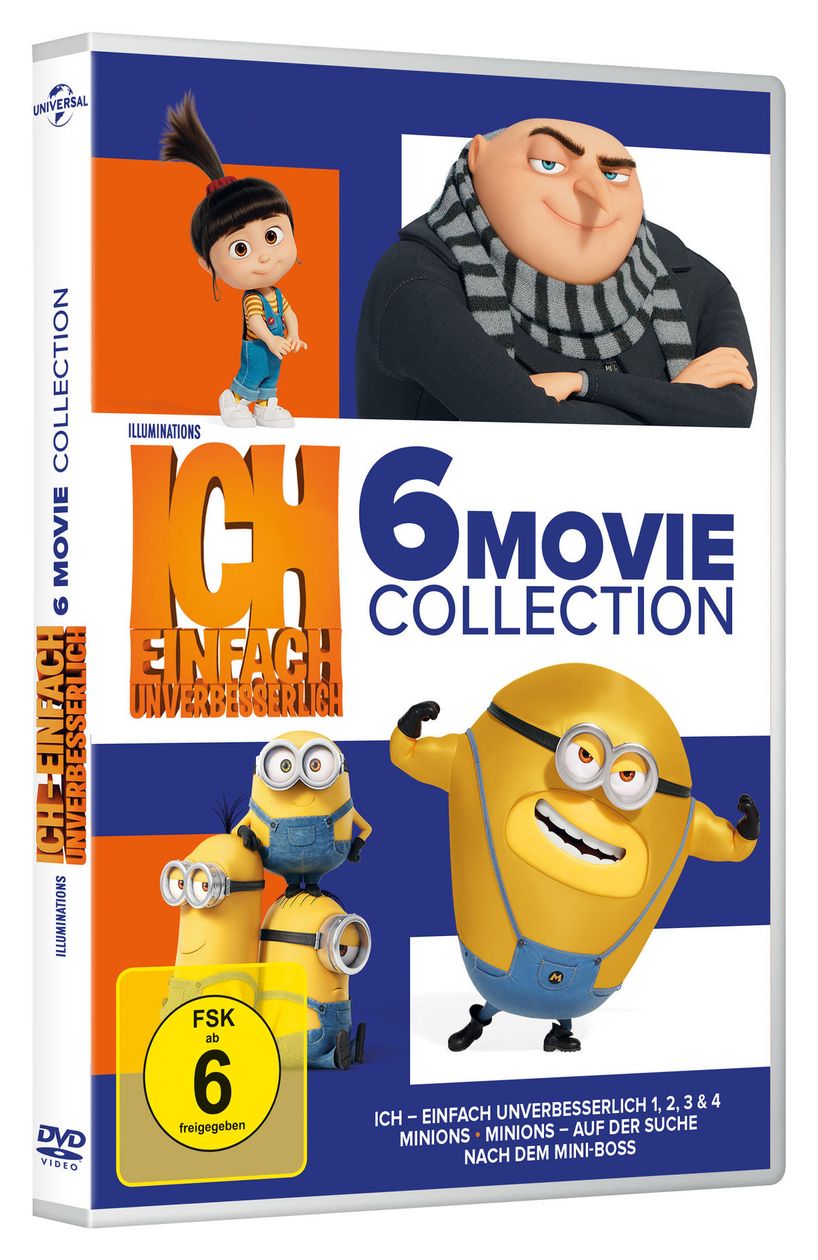 Ich einfach unverbesserlich & Minions - 6-Movie Collection (DVD) 