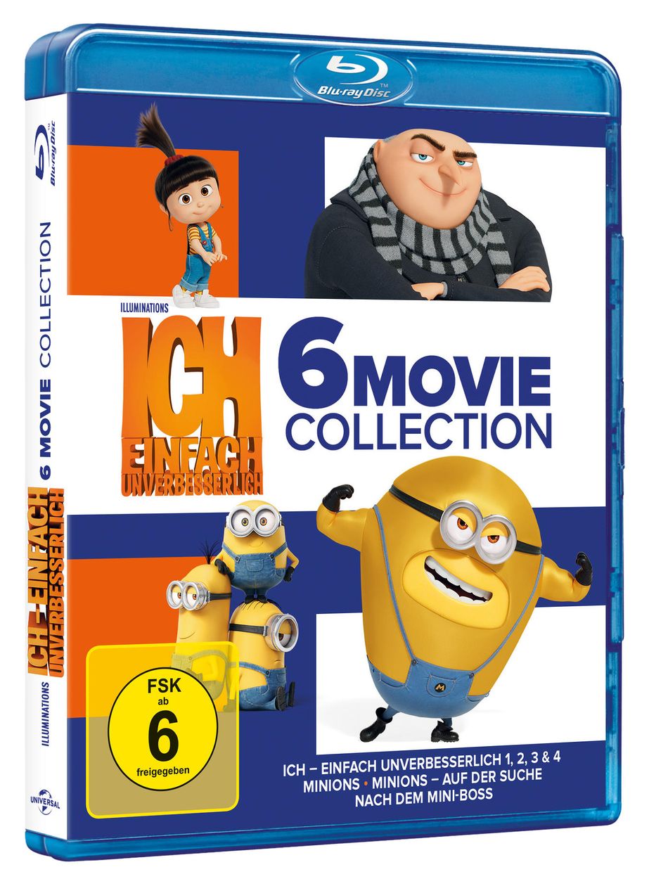 Ich einfach unverbesserlich & Minions - 6-Movie Collection (Blu-Ray) 