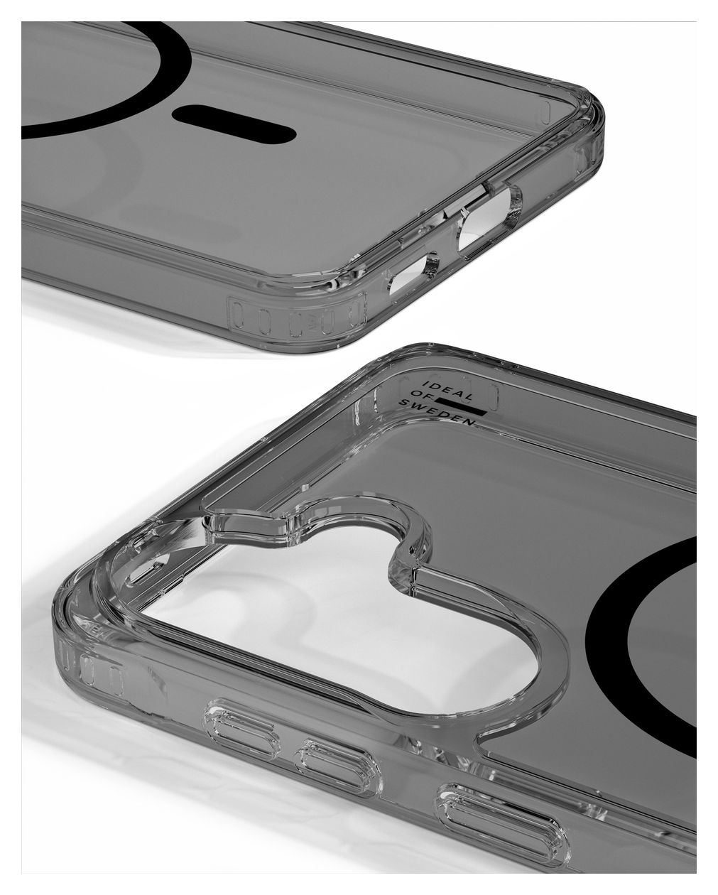 Clear Case MagSafe für Samsung Galaxy A56 / A37 / A36 / A27 (Tinted Black) 