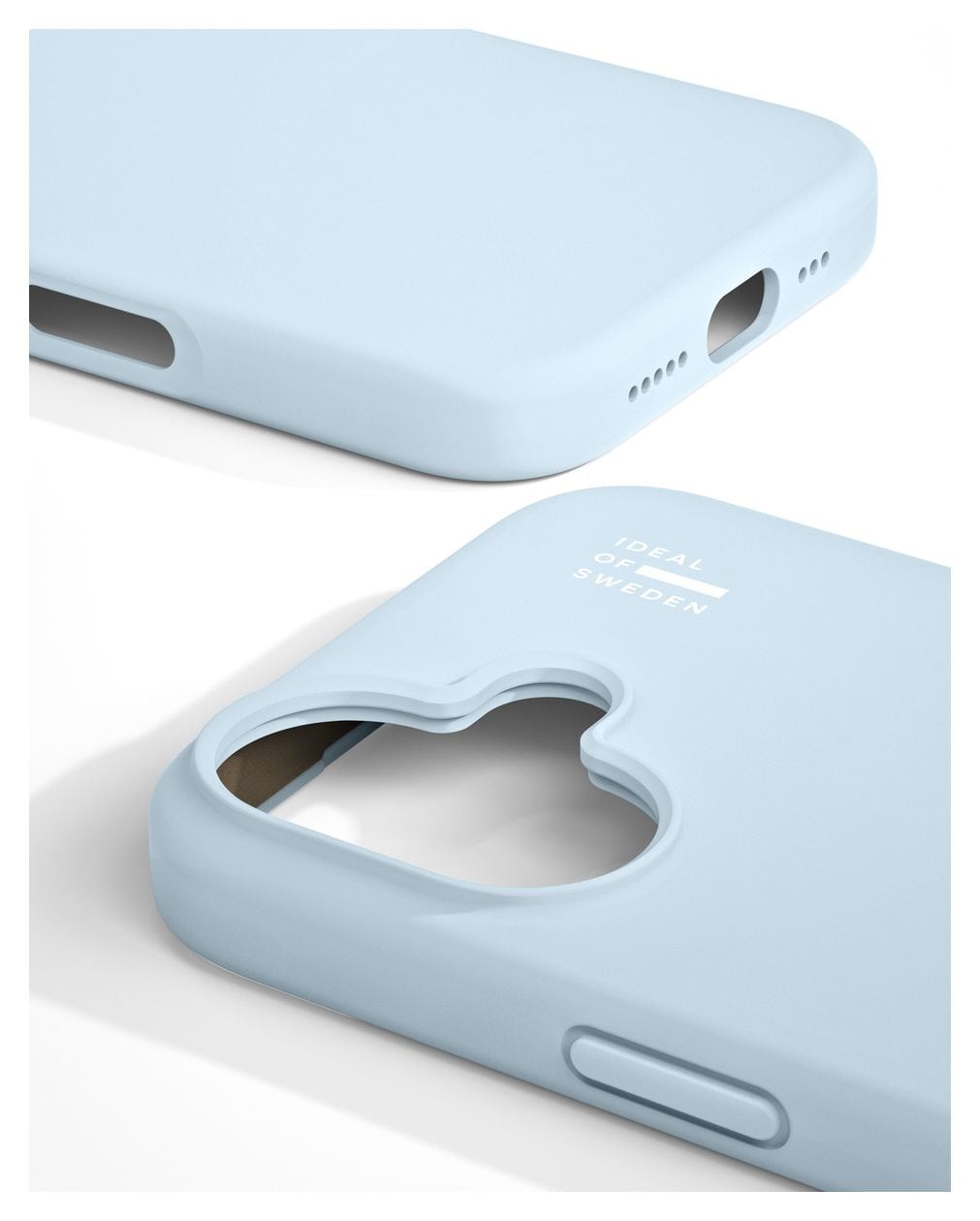 Silicone Case MagSafe Cover für Apple iPhone 17 (Light Blue) 