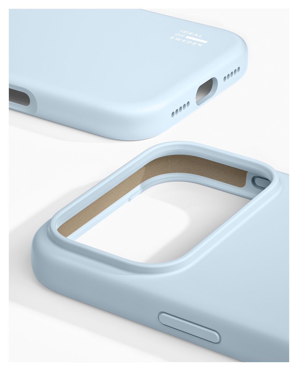 Silicone Case MagSafe Cover für Apple iPhone 17 Pro Max (Light Blue) 