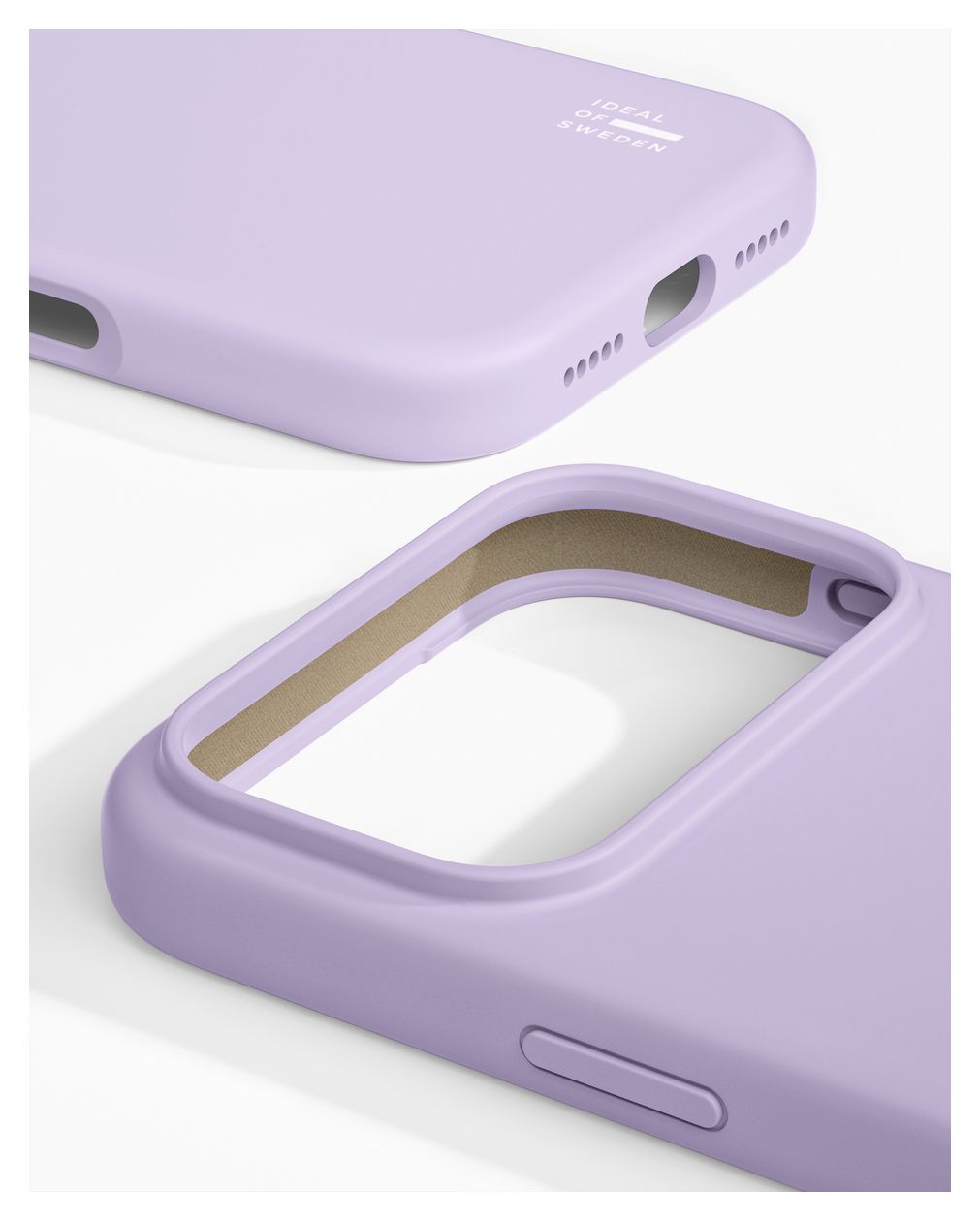 Silicone Case MagSafe Cover für Apple iPhone 17 Pro Max (Lavender Milk) 