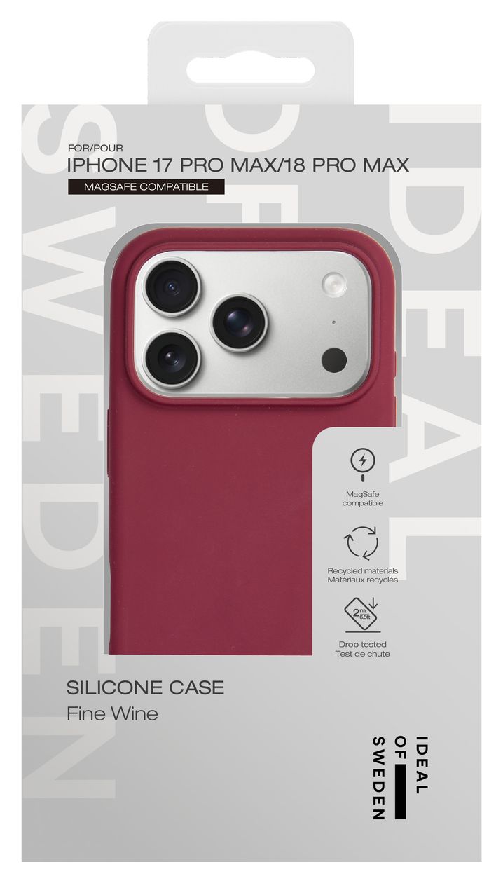 Silicone Case MagSafe für Apple iPhone 18 Pro Max / 17 Pro Max (Fine Wine) 