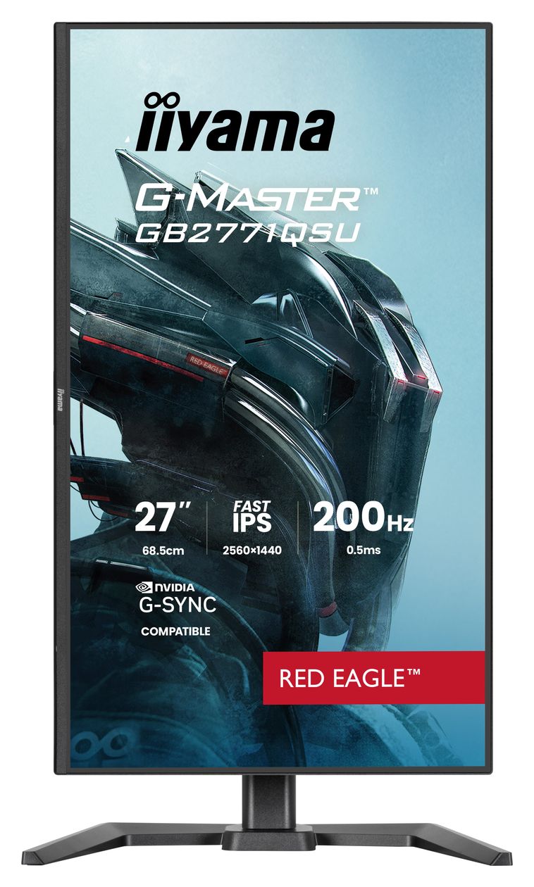 G-Master GB2771QSU-B1 Quad HD Monitor 68,6 cm (27 Zoll) 16:9 350 cd/m²  (Schwarz) 