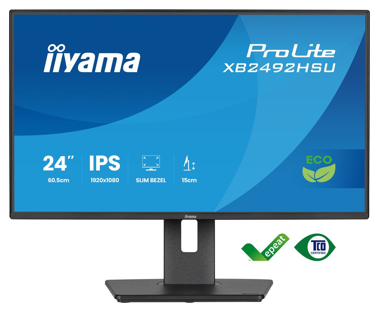ProLite XB2492HSU-B1 Full HD Monitor 60,5 cm (23.8 Zoll) 16:9 3 ms 300 cd/m²  (Schwarz) 