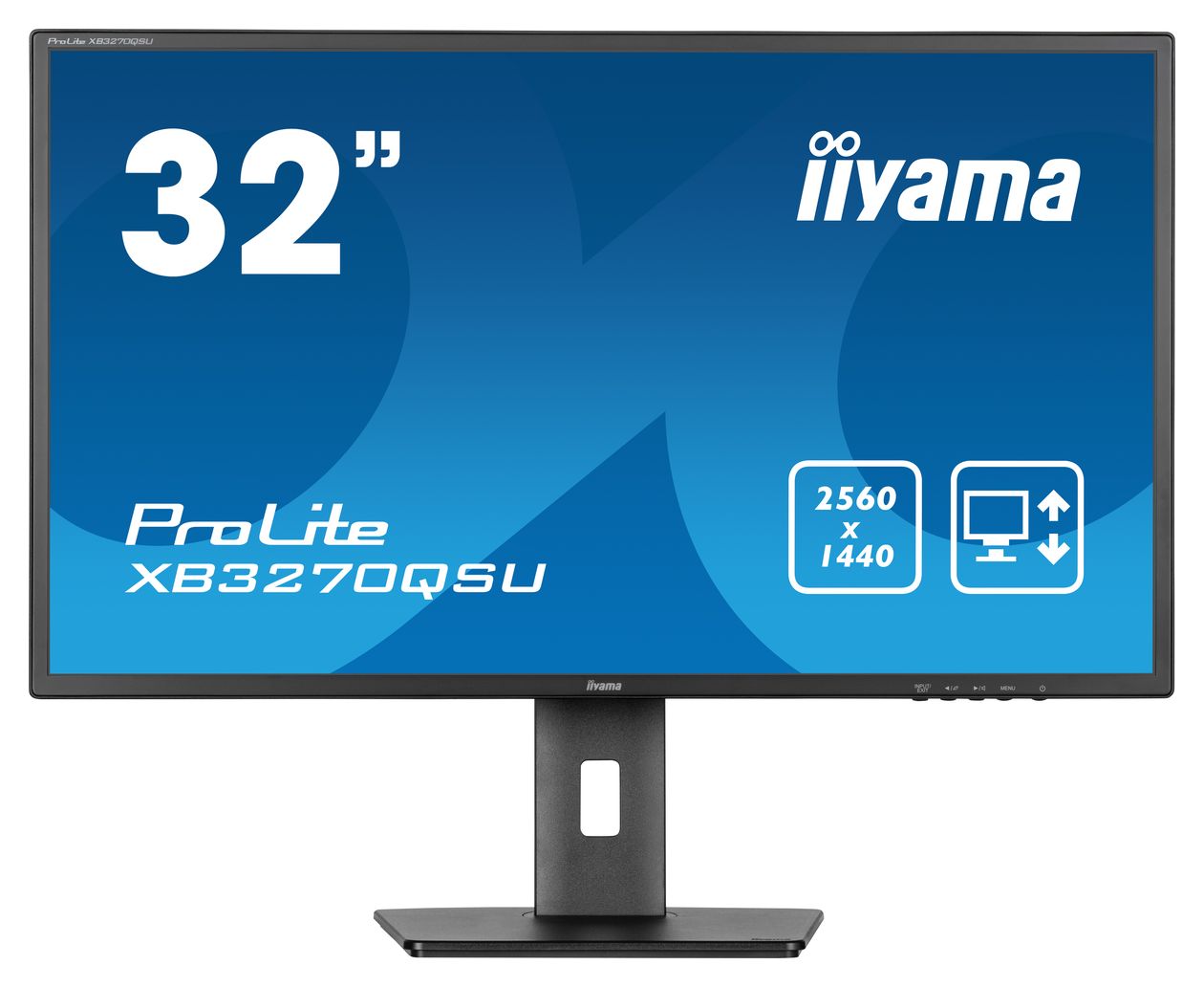 ProLite XB3270QSU-B1 Quad HD Monitor 80 cm (31.5 Zoll) 16:9 3 ms 250 cd/m²  (Schwarz) 