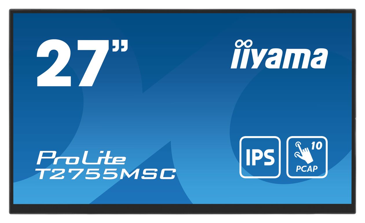 ProLite T2755MSC-B1 Touch Full HD Monitor 68,6 cm (27 Zoll) 16:9 5 ms 400 cd/m²  (Schwarz) 