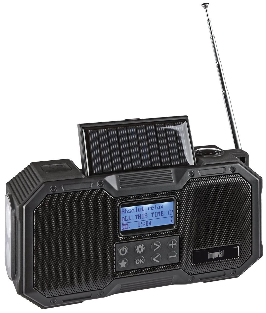 Dabman OR1 Bluetooth DAB+, FM Radio Schockresistent IPX5 (Schwarz) 