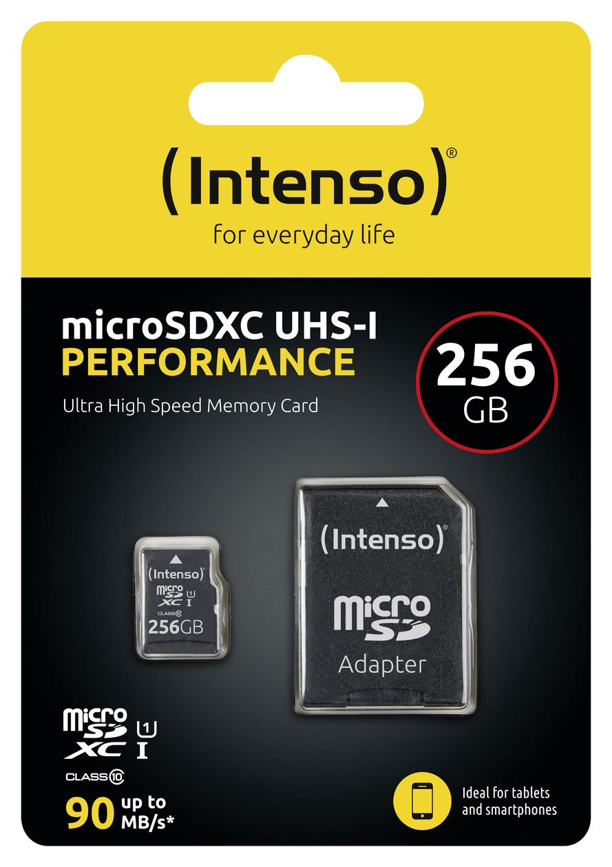 3424492 MicroSD Speicherkarte 256 GB Class 1 (U1) Klasse 10 