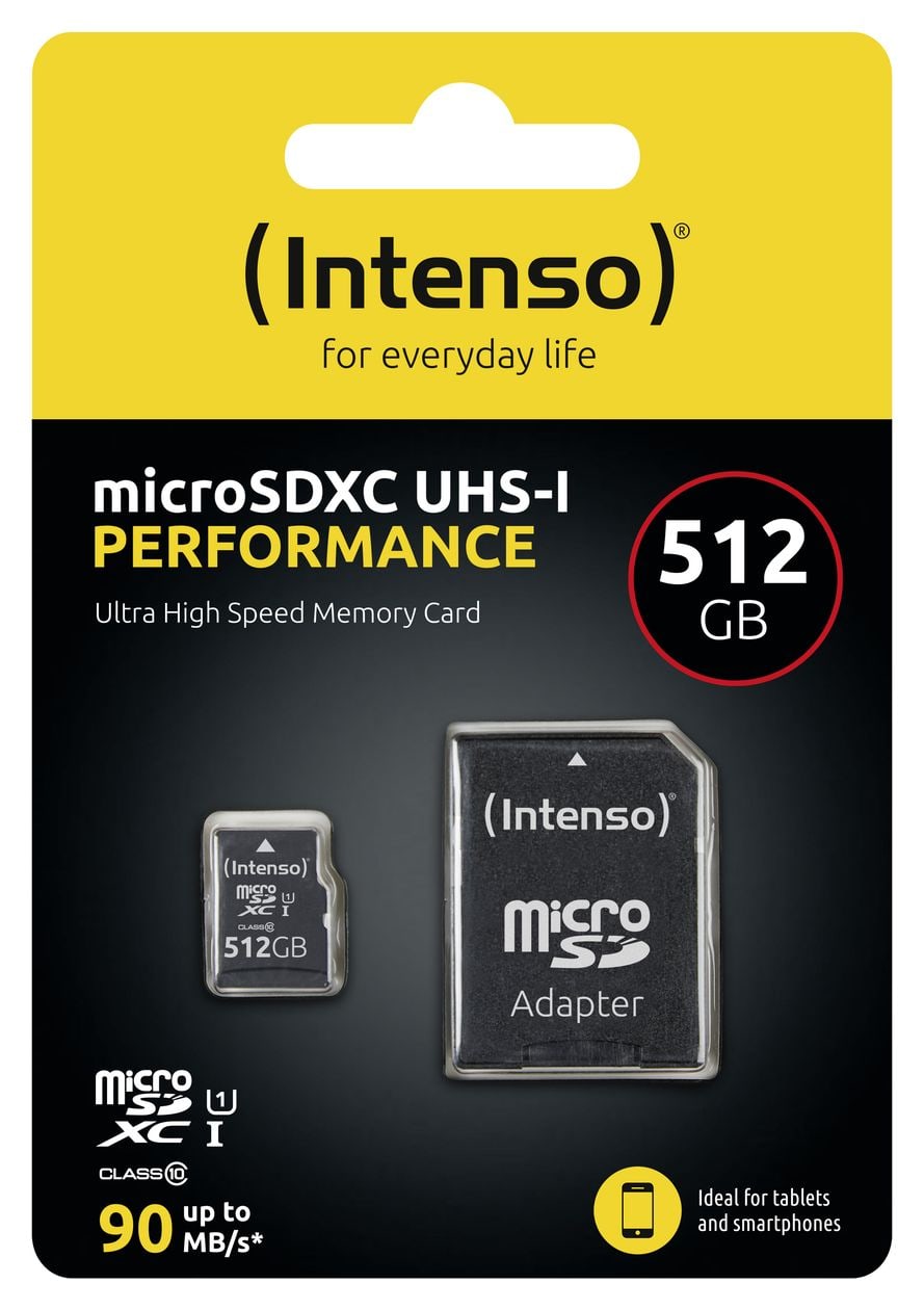 3424493 MicroSD Speicherkarte 512 GB Class 1 (U1) Klasse 10 