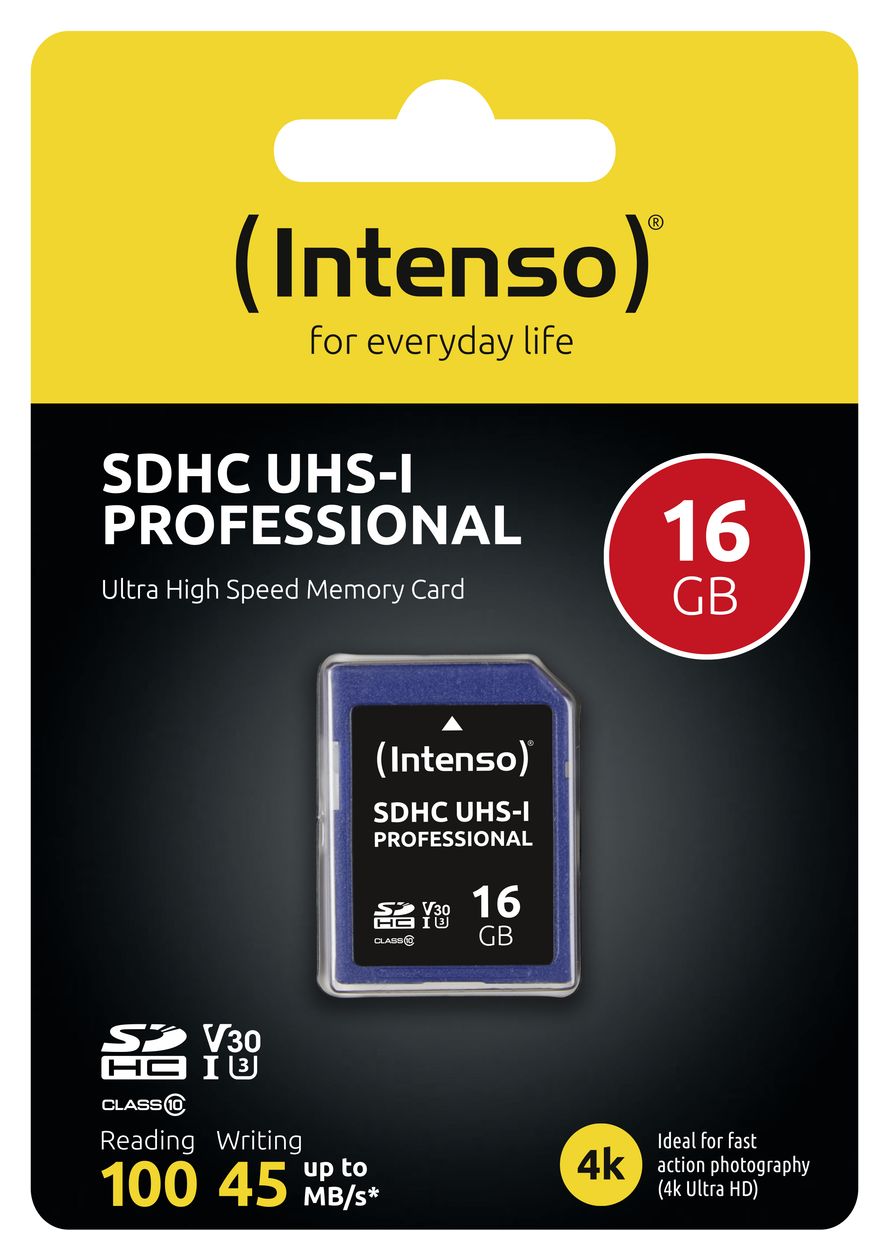 3431470 SDHC Speicherkarte 16 GB Class 3 (U3) Klasse 10 