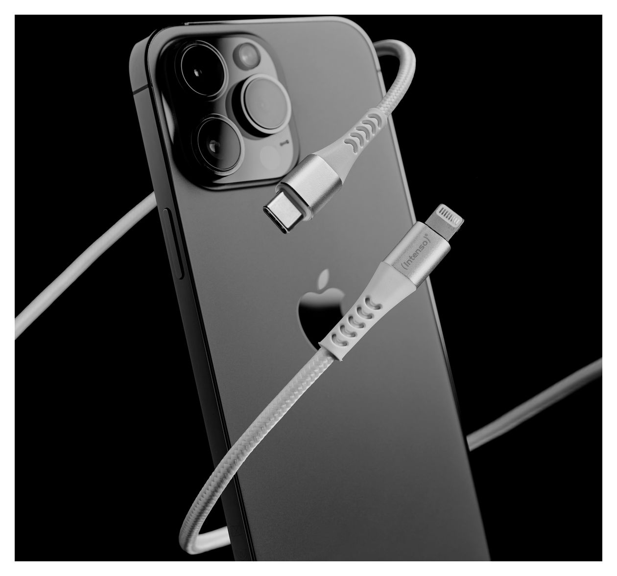 7902002 USB C auf USB C/Lightning Männlich bis 27 W 1,5 m  (Weiß) 