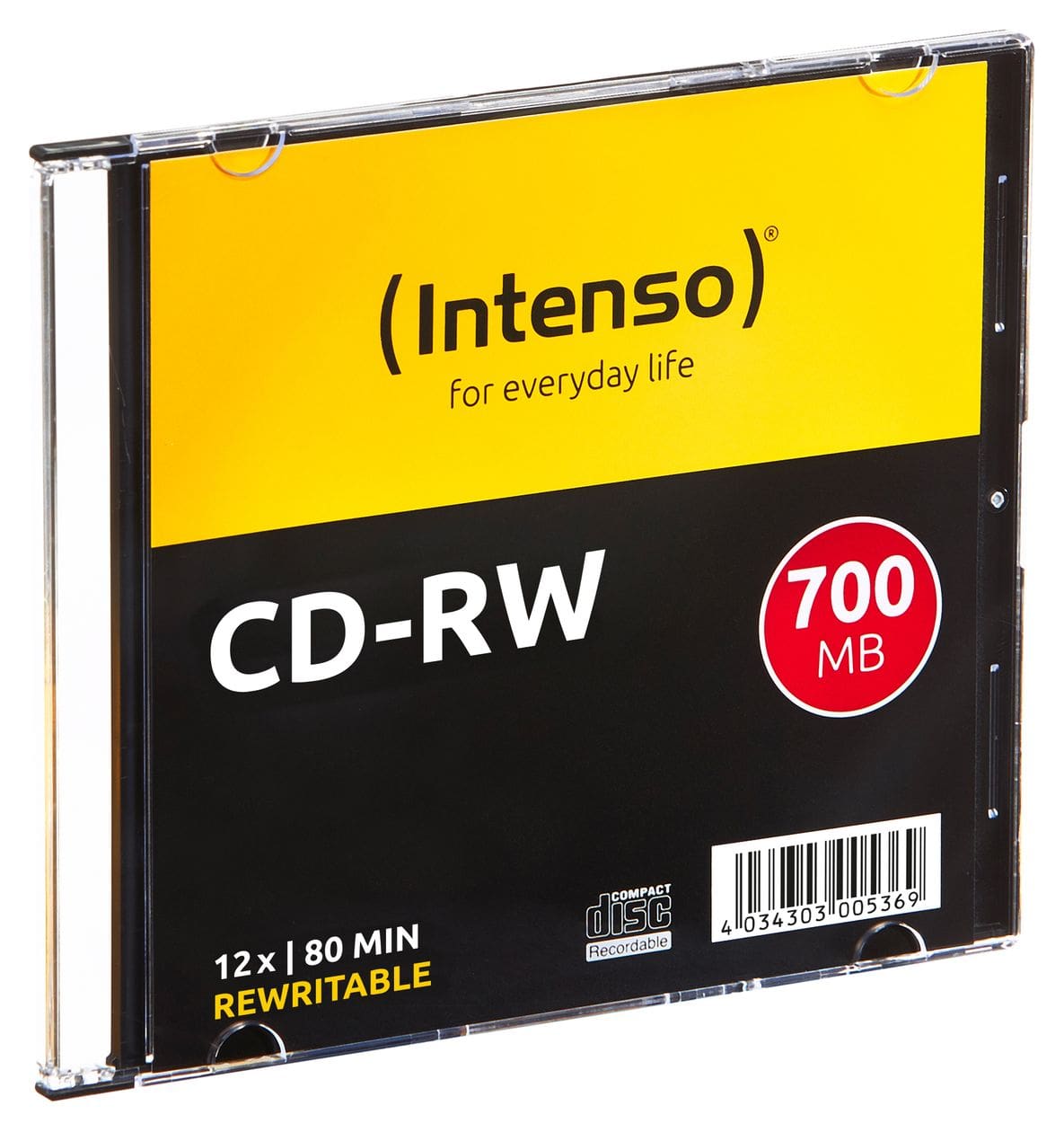 CD-RW 700MB / 80min, 12x 