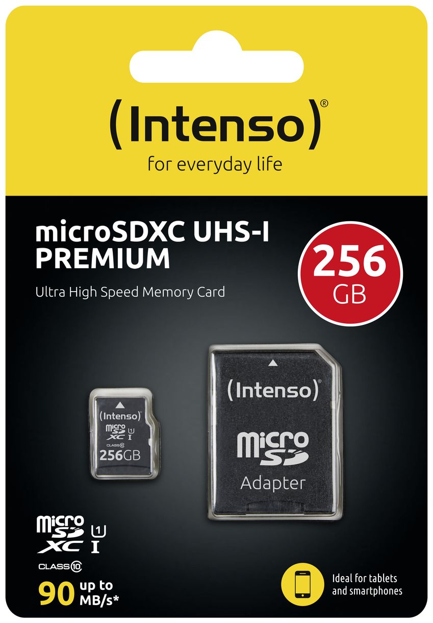 3423492 MicroSD Speicherkarte 256 GB Class 1 (U1) Klasse 10 