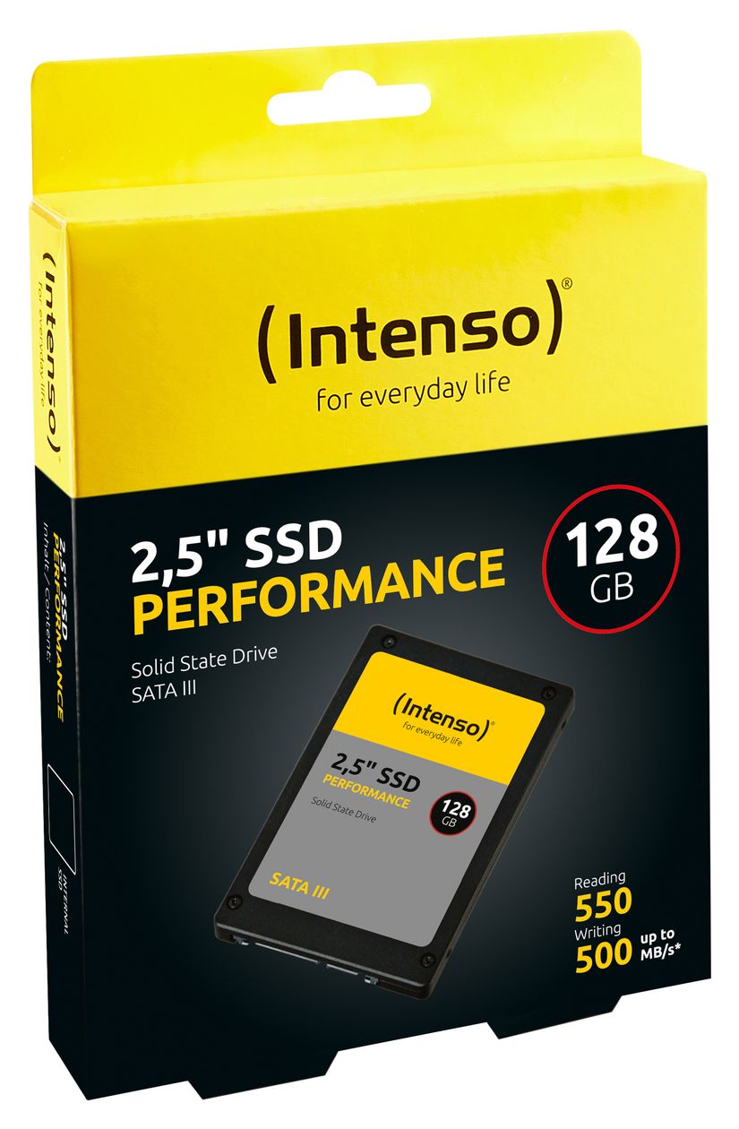 Performance 128 GB SSD Serial ATA III 2.5"  (Schwarz) 
