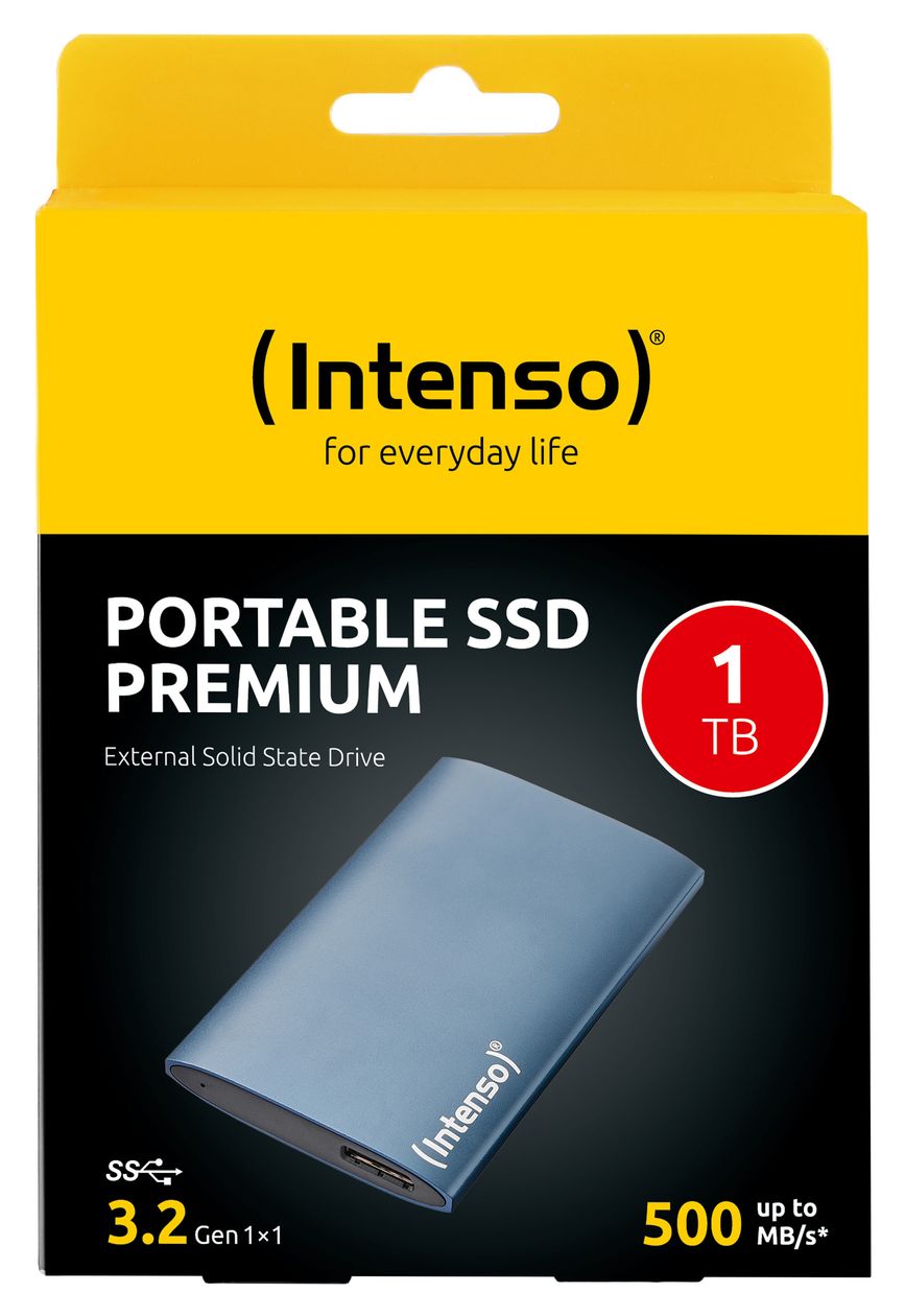 Portable Premium Edition 1 TB SSD 1.8"  (Blau) 