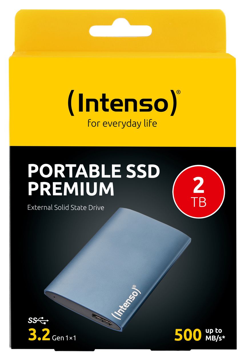 Portable Premium Edition 2 TB SSD 1.8"  (Blau) 