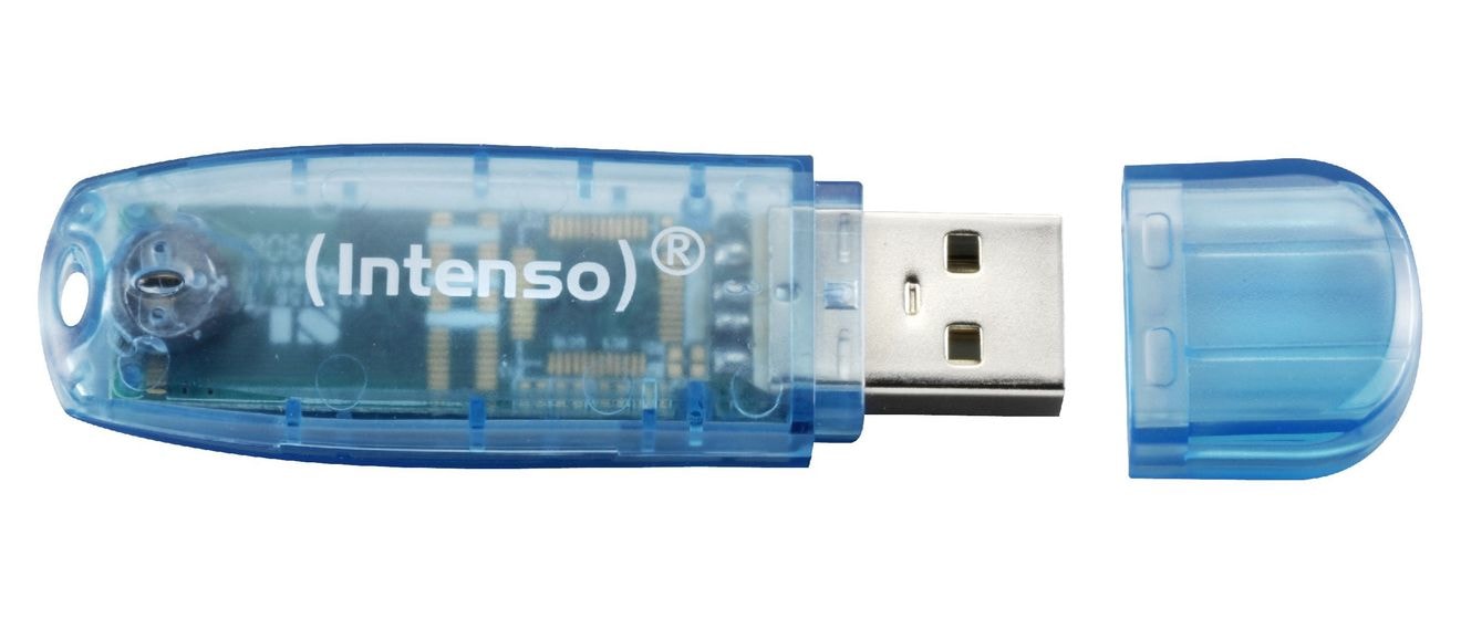 Rainbow Line USB Typ-A Stick 4 GB  (Blau) 