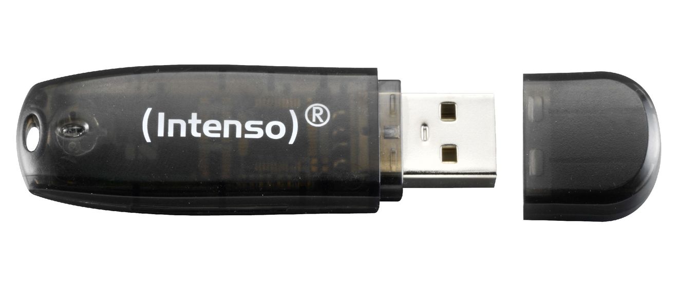 Rainbow Line USB Typ-A Stick 16 GB  (Schwarz) 