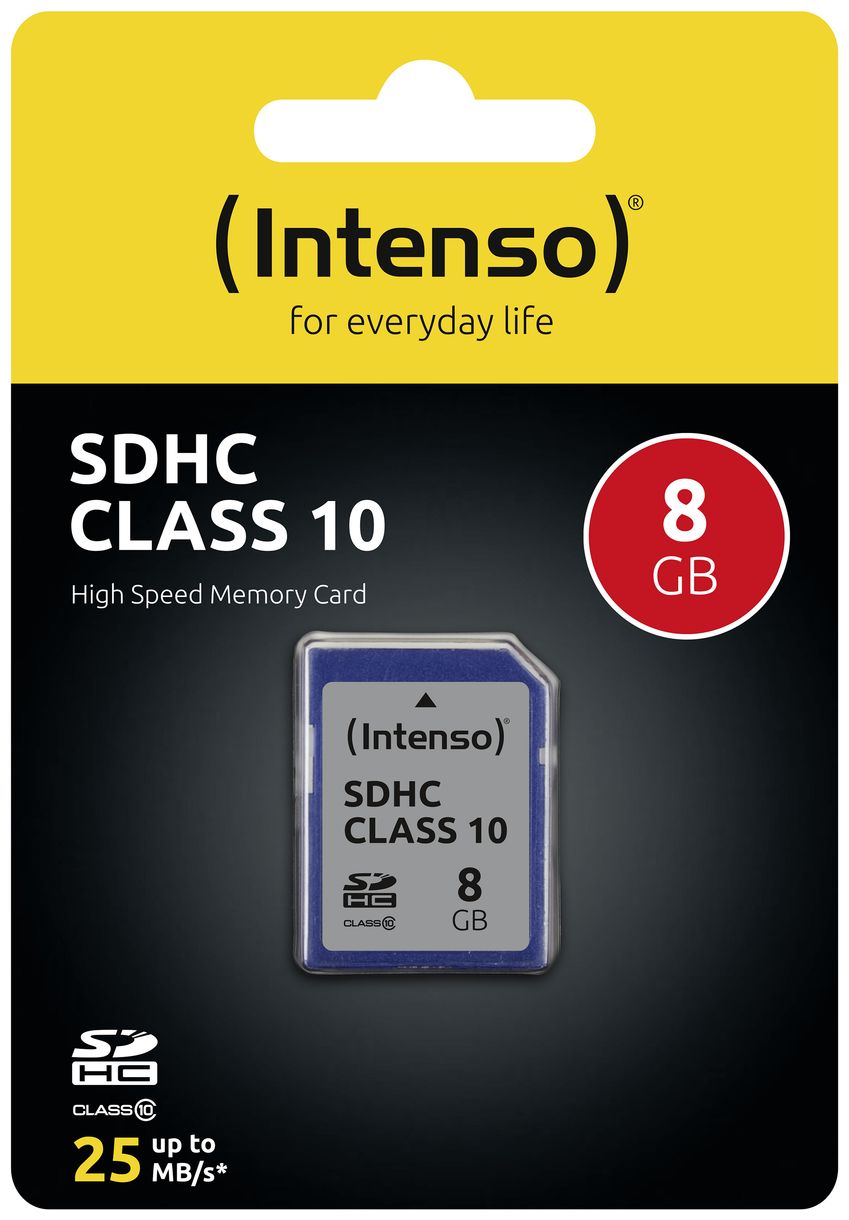 3411460 SDHC Speicherkarte 8 GB Klasse 10 