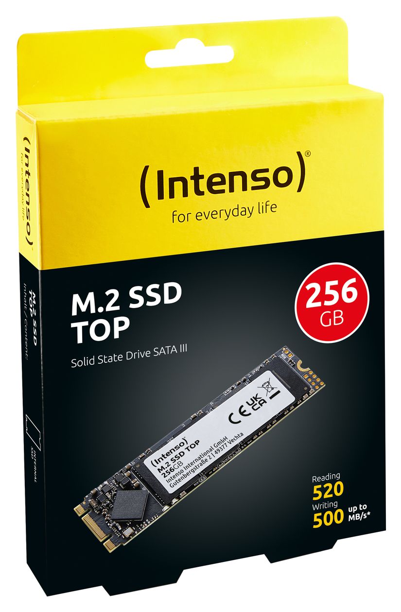 Top 256 GB SSD Serial ATA III M.2  (Anthrazit) 