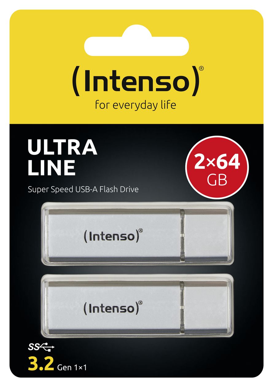 Ultra Line USB Typ-A Stick 64 GB  (Silber) 