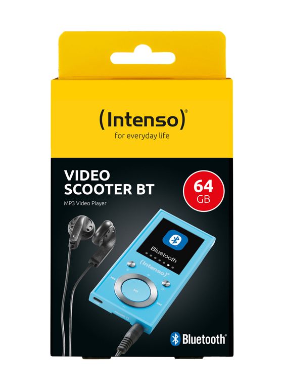 Video Scooter BT MP3 Spieler 16 GB  (Blau) 
