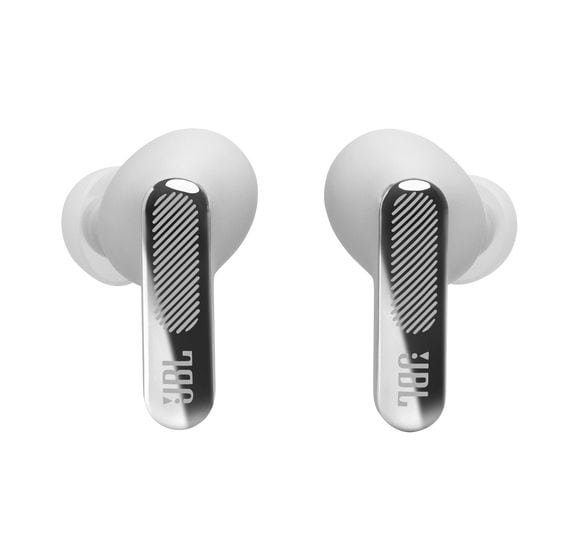 Live Beam 4 In-Ear Bluetooth Kopfhörer kabellos 10 h Laufzeit IP55  (Silber) 