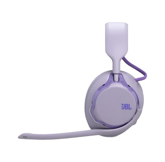 Quantum 650 Over Ear Bluetooth Kopfhörer kabellos 60 h Laufzeit USB Typ-C  (Violett) 