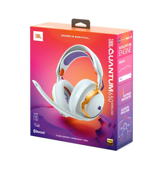 Quantum 650 Over Ear Bluetooth Kopfhörer kabellos 60 h Laufzeit USB Typ-C  (Türkis) 
