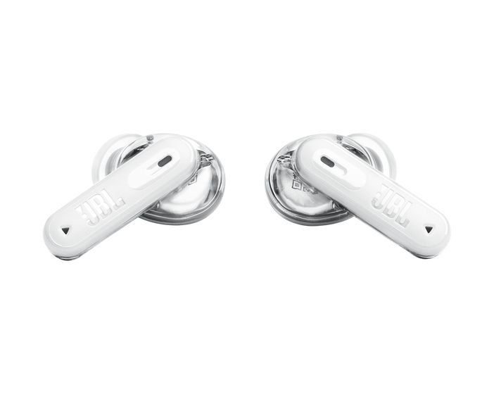 Tune Beam 2 Ghost Edition In-Ear Bluetooth Kopfhörer kabellos 12 h Laufzeit IP54  (Weiß) 