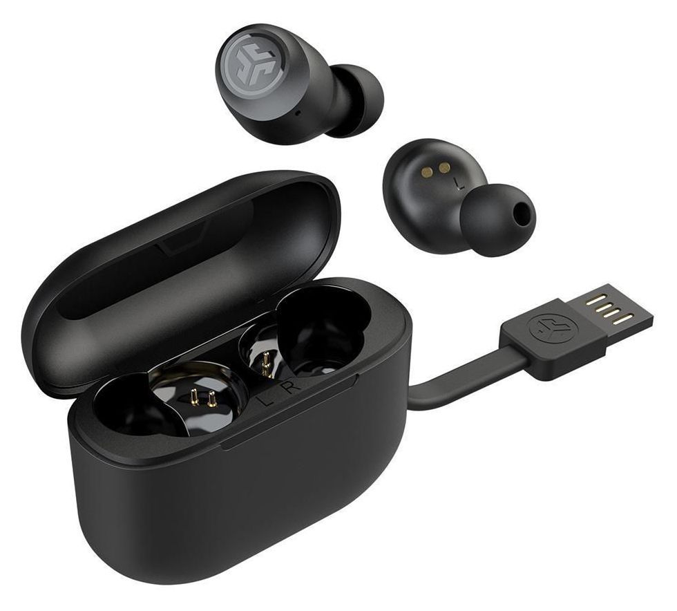 Go Air Pop In-Ear Bluetooth Kopfhörer Kabellos TWS 8 h Laufzeit IPX4  (Schwarz) 