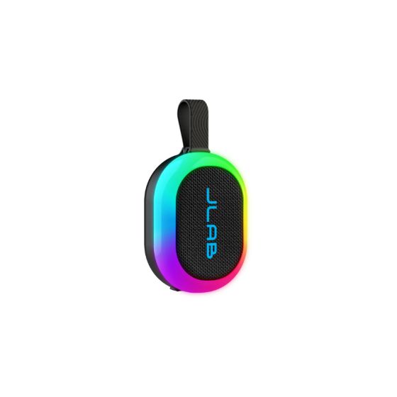 Pop Party 5 W Bluetooth Lautsprecher IP55 Laufzeit bis 8 h  (Schwarz, Grau) 