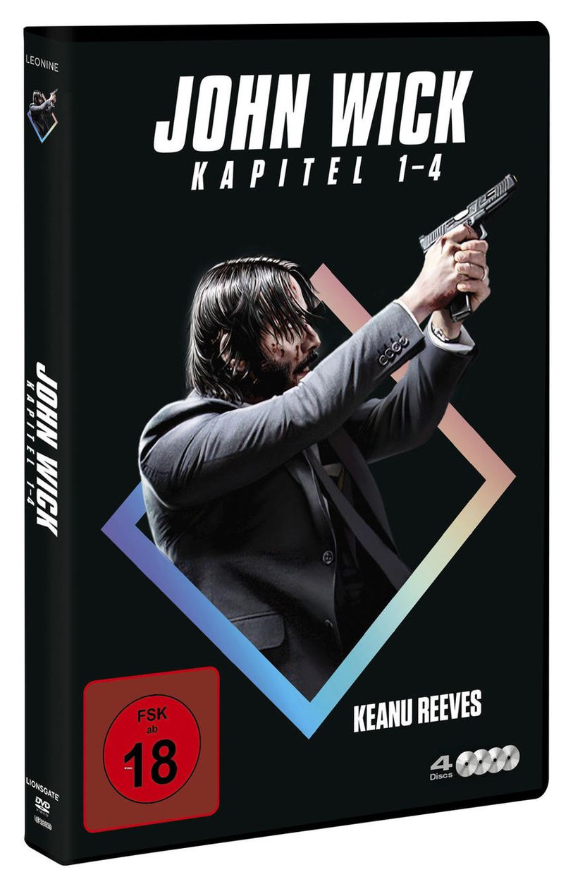 John Wick: Kapitel 1-4 (DVD) 