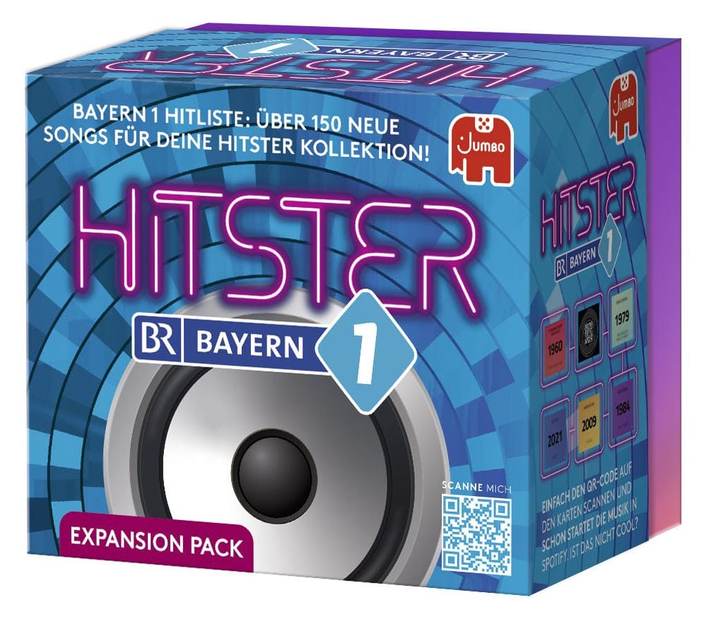 Hitster – Bayern 1 Expansion Pack Kartenspiel-Erweiterung bis zu 10 Spielern ab 16 Jahr(e) 